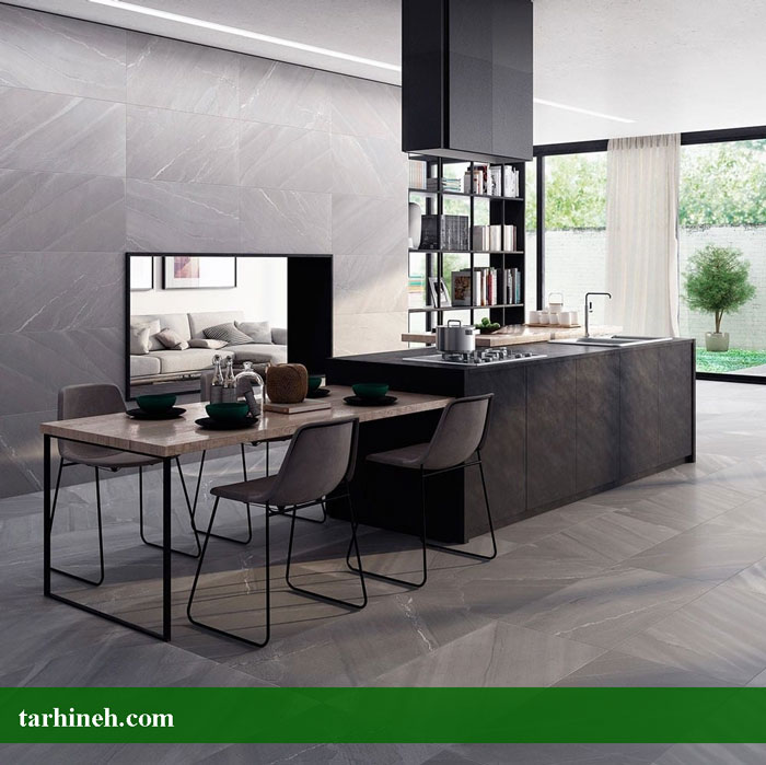 کاشی و سرامیک طرح سنگ