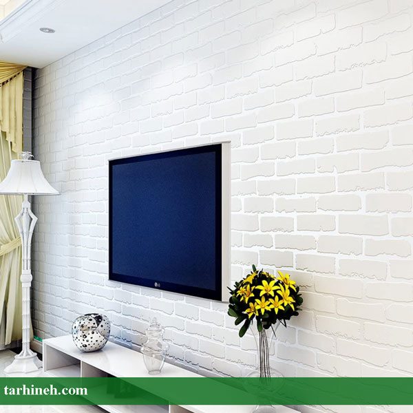کاغذ دیواری پشت تلویزیون جدید
