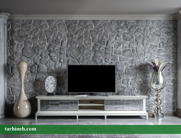 کاغذ دیواری طرح سنگ