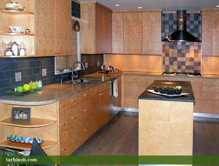 قیمت کابینت روکش چوب