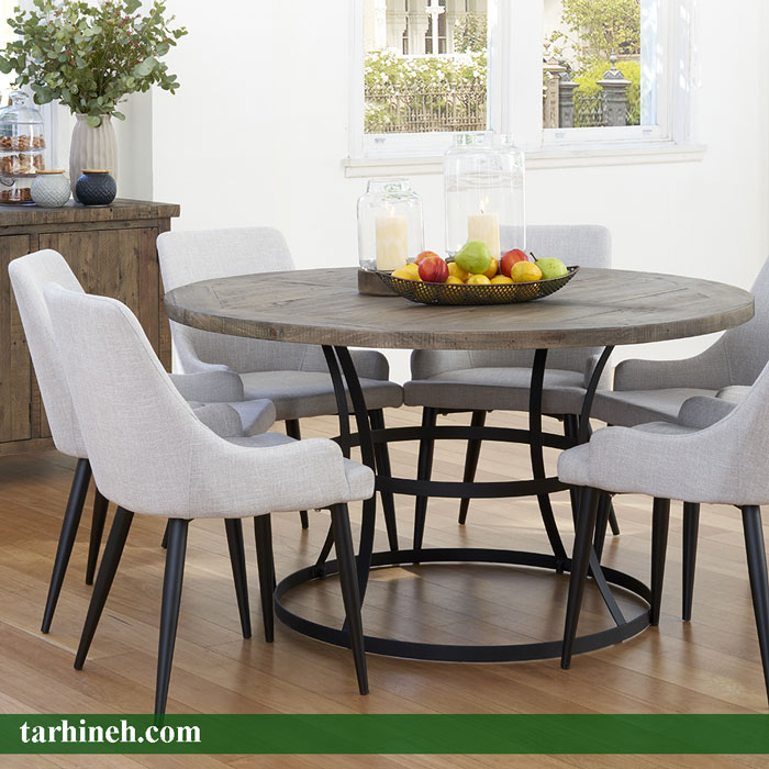 میز ناهار خوری گرد