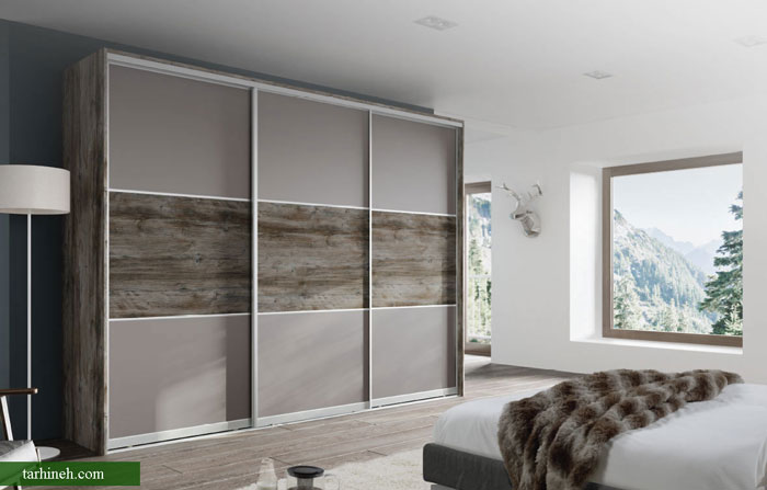 کمد دیواری ریلی مدرن