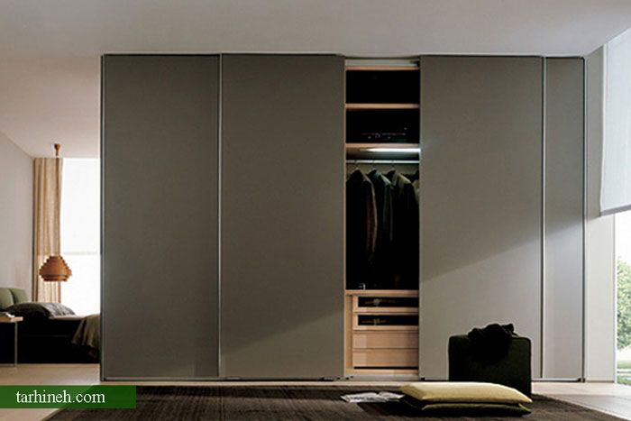 کمد دیواری ریلی مدرن