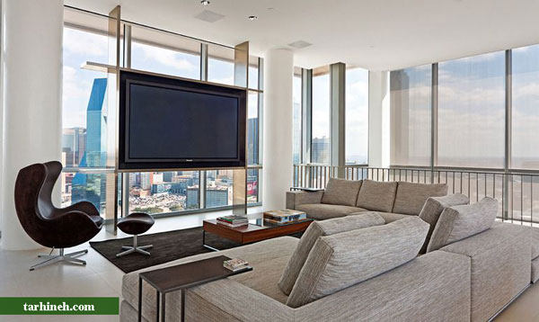 مبل جلو تلویزیون