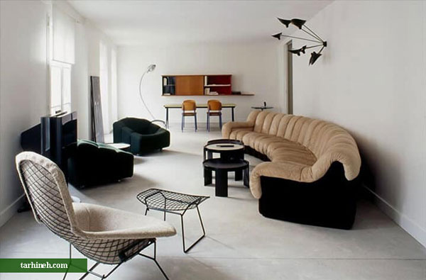 مبل جلو تلویزیون